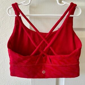 Lululemon Sports Bra Red Women's 6